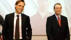 Oswald Grübel und Walter Berchtold: Lenkten zusammen die Zügel der CS. (Bild: Keystone)