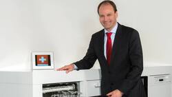 Geschirrspüler: Markus Miele mit seinem Vorzeigeobjekt. PR
