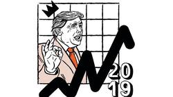 Der Kurstreiber: Donald Trump hat den USA mit der Steuerreform eine Sonderkonjunktur verpasst. Doch 2019 wird der fiskalische Stimulus zu einem Malus. Trump wird alles versuchen, um die Wirtschaft bis zu den Präsidentschaftswahlen im November 2021 in Gang zu halten. Bis dahin wird er wohl auch den Handelsstreit mit China instrumentalisieren.
