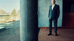 Klaus Schwab am WEF-Hauptsitz in Cologny.