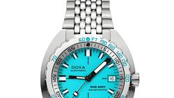 Leuchtendblaue Tauchikone: Doxa Sub 300T Aquamarin. 1890 Fr.