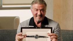 Sylvester Stallone kann für seine noch verpackte Patek Philippe mit sechs Millionen Franken rechnen.