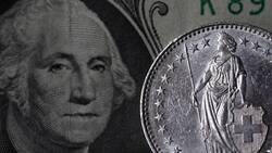 George Washington trifft Helvetia: Die US-Bank JP Morgan zählt den Franken neben Dollar, Yen und Singapur-Dollar zu der sichersten Währung der Welt.