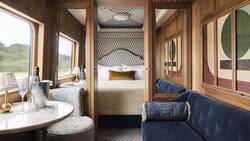 So kann man reisen: die exklusive Grand Suite mit Lounge und Schlafabteil.