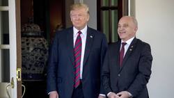 Treffen in Washington: Donald Trump empfing Ueli Maurer im Weissen Haus.