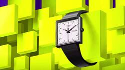 Die eckige Alternative zur runden Swatch: Modell aus der neuen «What if?»-Kollektion.