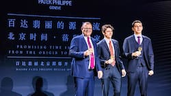 Patek-Präsident Thierry Stern mit seinen Söhnen Tristan und Adrien (von links): Die nächsten Vertreter der Genfer Dynastie.