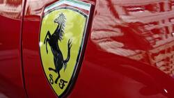 Das Logo der Sportwagenschmiede Ferrari.