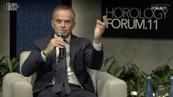 Seltener öffentlicher Auftritt: Rolex-CEO Jean-Frédéric Dufour am 19. November in Dubai.