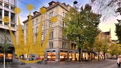 Mit der Krone geadelt: Das «Haus zum Nordlicht»an der Bahnhofstrasse 40, ein Prachtbau aus dem 19. Jahrhundert.