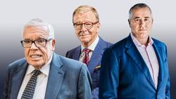 NEUE WEGE Kühne+Nagel-Grossaktionär Klaus-Michael Kühne, -Präsident Jörg Wolle und Marcel Erni, Mitgründer der Partners Group (v.l.).