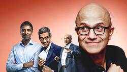 «Purpose vor Profit», lautet das Mantra in Corona-Zeiten – besonders verkörpert durch indischstämmige CEOs: Vas Narasimhan (Novartis), Sundar Pichai (Google), Arvind Krishna (IBM), Satya Nadella ( Microsoft), von links.