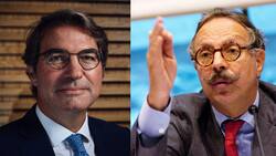 Kontrahenten: EFG-CEO Giorgio Pradelli (l.) und Pierre Mirabaud, Ex-Managing-Partner von Mirabaud.