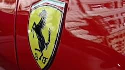Das Logo der Sportwagenschmiede Ferrari.