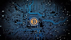 Illustration der Digitalwährung Bitcoin.