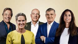 Family-Affairs (von links): Silvio Denz, Tanja Wegmann,Barend Fruithof, Peter Spuhler, Daniela Spuhler-Hoffmann, aktuelle und ehemalige Verwaltungsratsmitglieder der Florhof Immobilien AG.