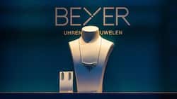 Schaufenster von Beyer an der Zürcher Bahnhofstrasse am 15.05.2022: Das Geschäft an der Zürcher Luxusmeile ist der älteste Uhrenladen der Schweiz. 