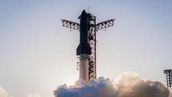 Eine Starship-Rakete von SpaceX (2026).