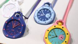 Die Uhr von Audemars Piguet und Swatch.
