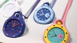 Die Uhr von Audemars Piguet und Swatch.