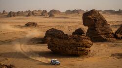 Ein Lada Niva in der Unendlichkeit der saudischen Wüste. Wo Rennbegeisterung auf Demut trifft.
