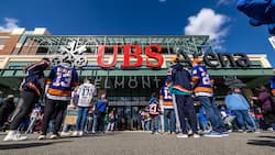 Die UBS Arena nordöstlich von New Yorks Stadtgrenze steht auf dem Gelände der Pferderennbahn im Belmont Park.