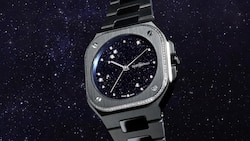 Bei der neuen Uhr von Bell & Ross kombiniert die Marke ein «Rund im Quadrat»-Gehäuse mit einem Aventurin-Zifferblatt und Diamantbesatz.