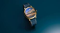 Die L.U.C XP Urushi Ukiyo-e ist eine auf acht Stück limitierte Uhr aus der neuen Serie. Ihr Zifferblatt zeigt eine Ansicht des Bergs Fuji.