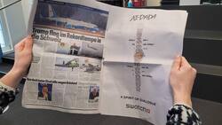 Diese ganzseitige Werbeanzeige hat Swatch in verschiedenen Schweizer Zeitung geschaltet – unter anderem im Blick.