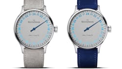 Das neueste Modell von MeisterSinger zeigt die verbleibenden Stunden des Tages an, mit gegen den Uhrzeigersinn angeordneten Ziffern.