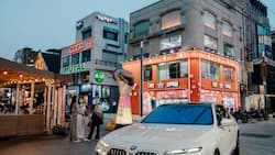 Ein Abend im exklusiven Stadtteil Apgujeong in Seoul. TIM FRANCO für WSJ