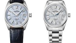 Grand Seiko SLGB001: Das Platinmodell mit eisblauem Zifferblatt ist auf 80 Stück limitiert und kostet 42'000 Fr. (aus Titan 12'000 Fr.).