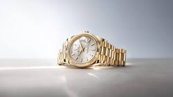 Seit 1956 ist die Rolex Day-Date ein Symbol für Prestige und Präzision (im Bild die Day-Date 40).
