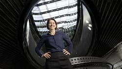 CEO Géraldine Picaud im SGS-Hauptgebäude in Genf, das der Warenprüfkonzern bald verlassen wird.