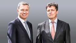 Zuversichtlich gestimmt: Barry-Callebaut-Präsident Patrick De Maeseneire (l.) und -CEO Antoine de Saint-Affrique.