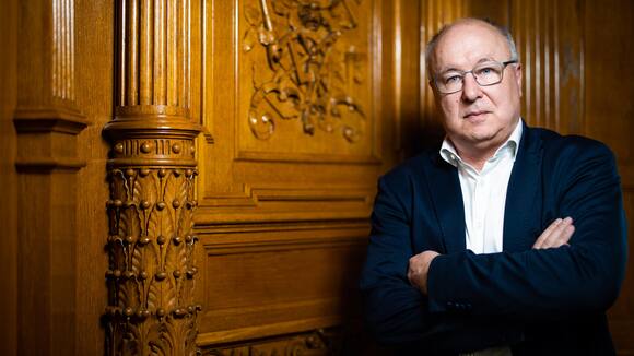 Foto: Thomas Meier. Bern, 27.04.23. Pierre-Yves Maillard im Sobli Interview.