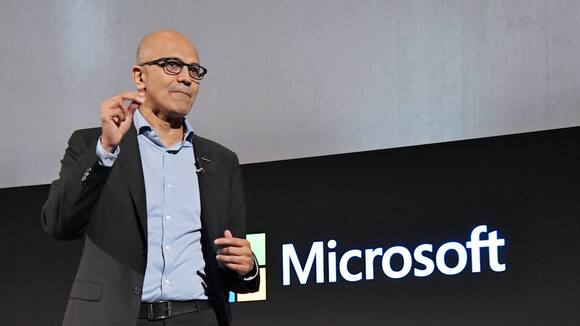 Satya Nadella, Chief Executive Officer CEO of Microsoft speaks during the Microsoft Tech Summit 2018 in Tokyo, Japan on November 5, 2018. PUBLICATIONxINxGERxSUIxAUTxHUNxONLY TKP2018110509 KEIZOxMORI