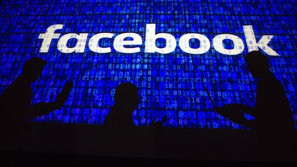 Social network company Facebook's logo is seen in Ankara, Turkey on July 25, 2018. (Photo by Aytac Unal/Anadolu Agency/Getty Images)