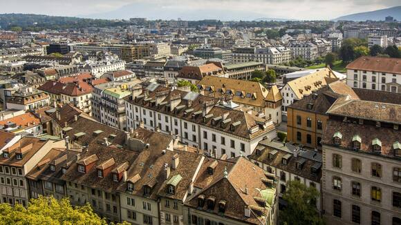 Stadtansicht, Genf, Schweiz, Europa Copyright: imageBROKER/BernardxJaubert iblbja04297347.jpg Bitte beachten Sie die gesetzlichen Bestimmungen des deutschen Urheberrechtes hinsichtlich der Namensnennung des Fotografen im direkten Umfeld der Veröffentlichung!