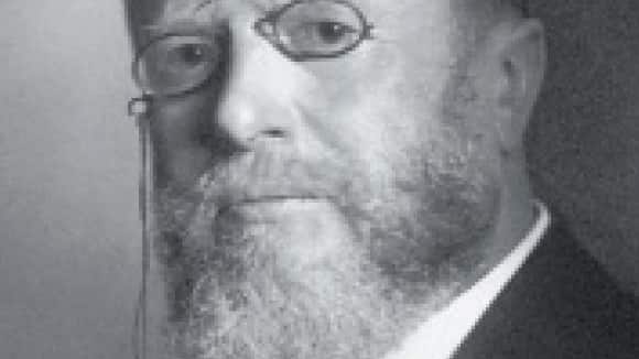 Schwarz-Weiss-Portrait von Paul Kehl, dem Gründer von PKZ