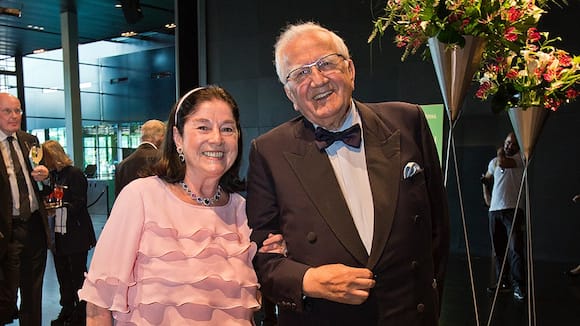 Fritz Gerber und Gattin Renate