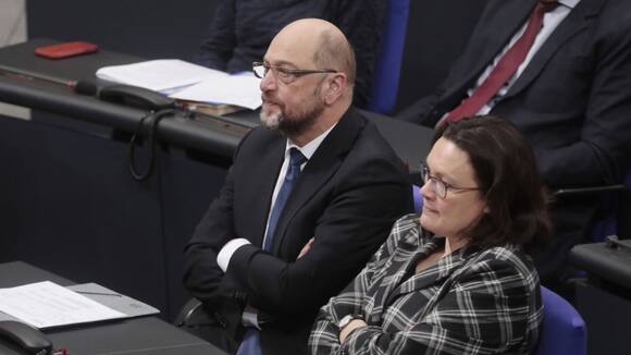 Martin Schuld und Andrea Nahles