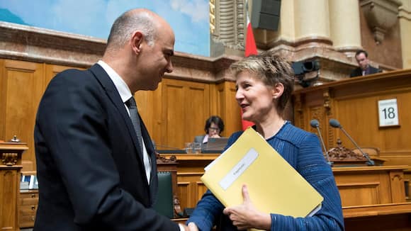 Alain Berset und Simonetta Sommaruga