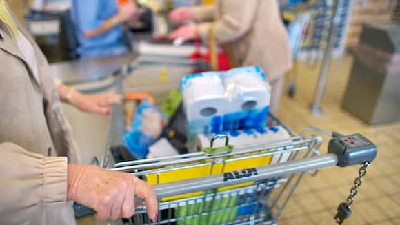 Einkaufen bei Aldi