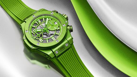 Knallgrün und limitiert: Die Big Bang Unico Nespresso Origin von Hublot