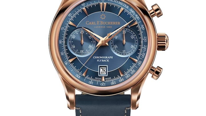 Manero Flyback im 43-mm-Roségoldgehäuse