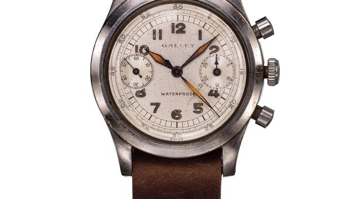 Gallet Multichron Clamshell circa 1938