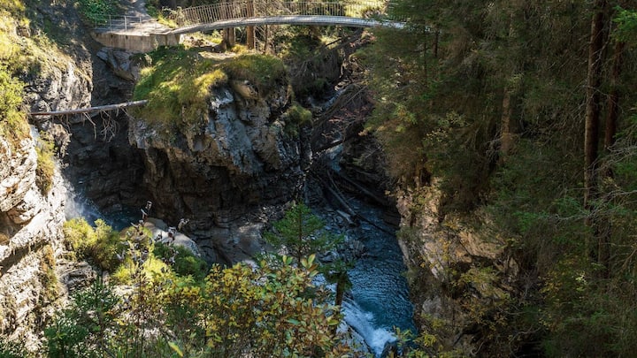 Brückenweg «Trutg dil Flem» bei Flims