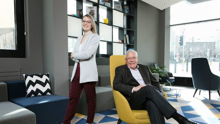 Tochter und Vater: Andrea Zettel Silvio Gabriel