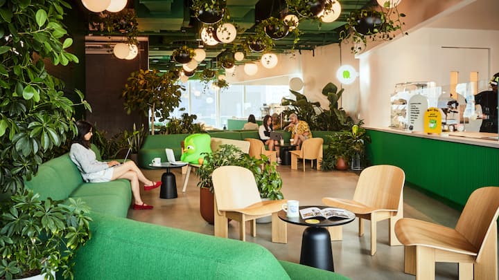 ExpansionIm neuen Office in New York arbeiten 200 Angestellte. Und Severin Hacker.